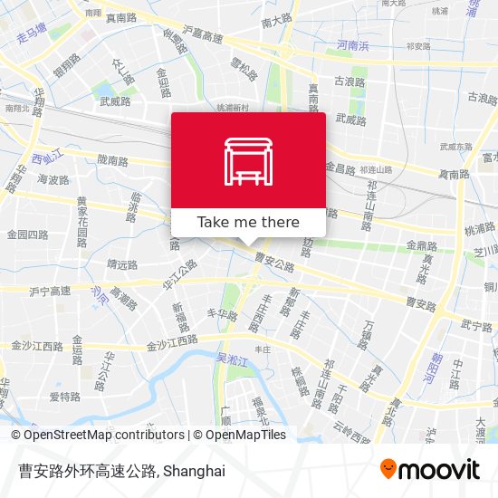 曹安路外环高速公路 map