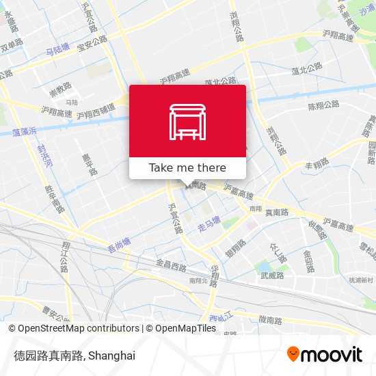 德园路真南路 map