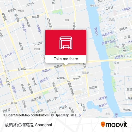 放鹤路虹梅南路 map