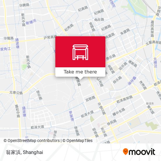 翁家浜 map
