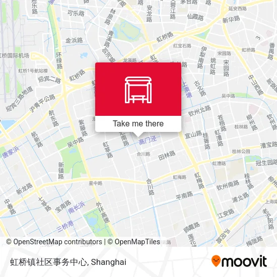 虹桥镇社区事务中心 map