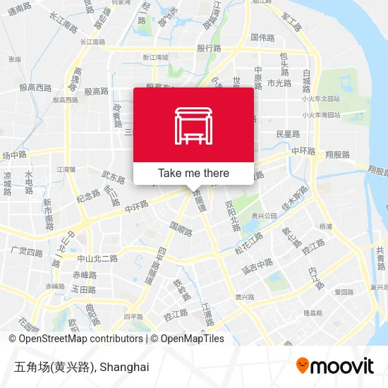 五角场(黄兴路) map