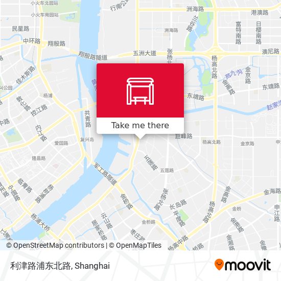 利津路浦东北路 map