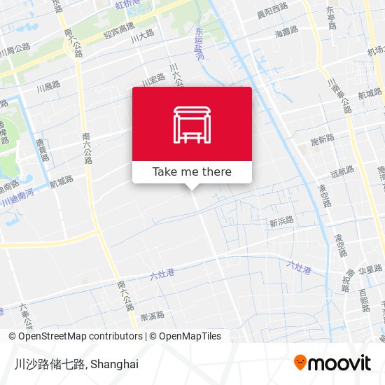川沙路储七路 map