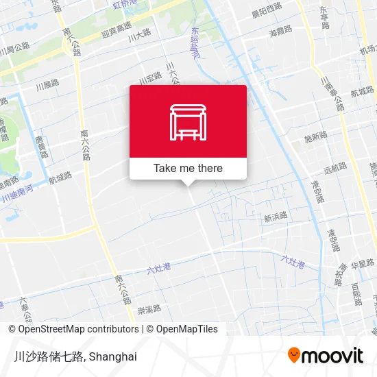 川沙路储七路 map