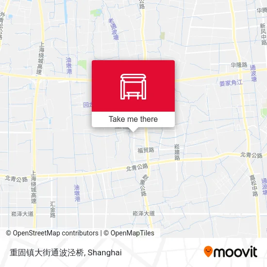 重固镇大街通波泾桥 map