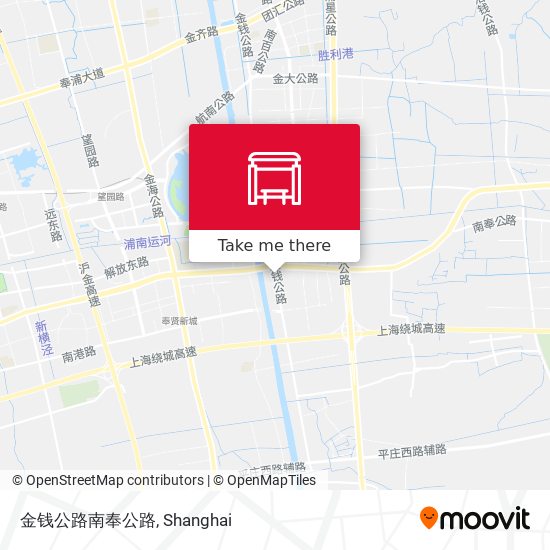 金钱公路南奉公路 map