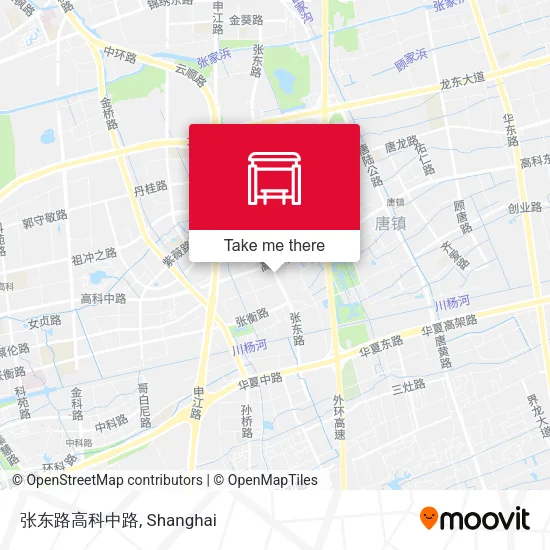 张东路高科中路 map