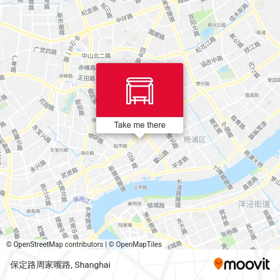保定路周家嘴路 map