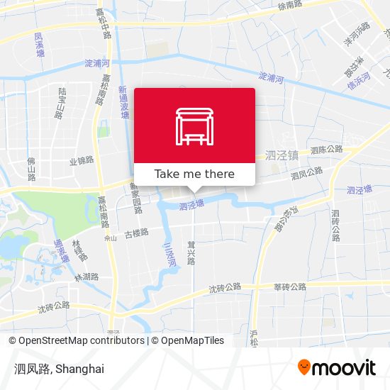泗凤路 map