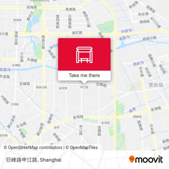 巨峰路申江路 map