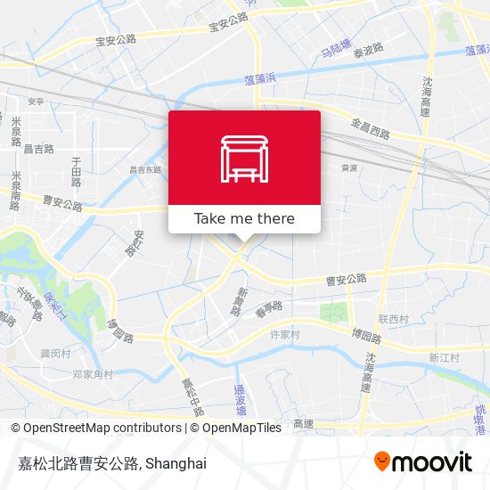 嘉松北路曹安公路 map