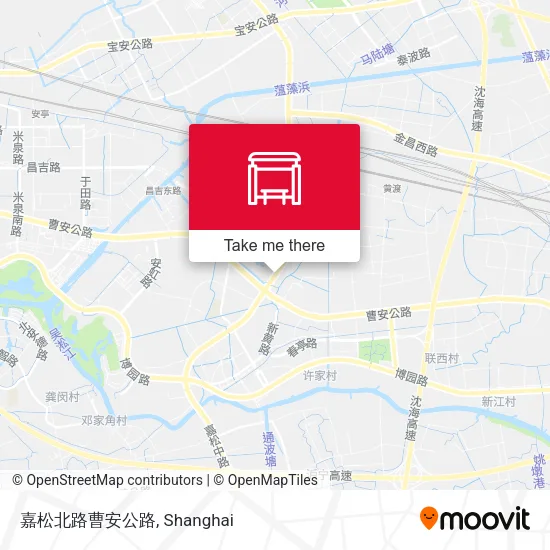 嘉松北路曹安公路 map