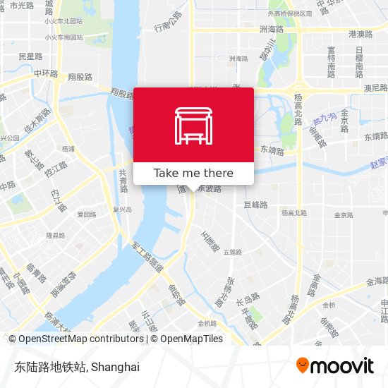 东陆路地铁站 map