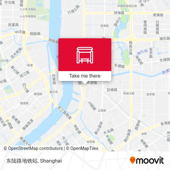 东陆路地铁站 map