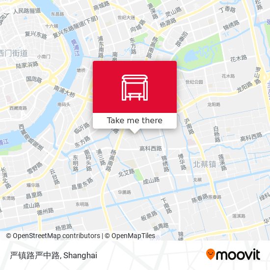 严镇路严中路 map