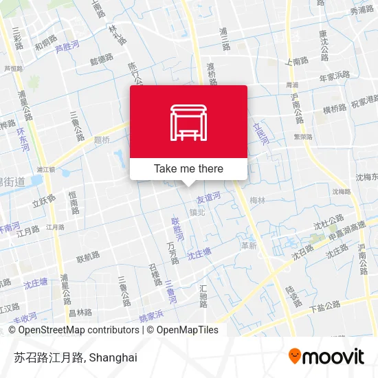 苏召路江月路 map