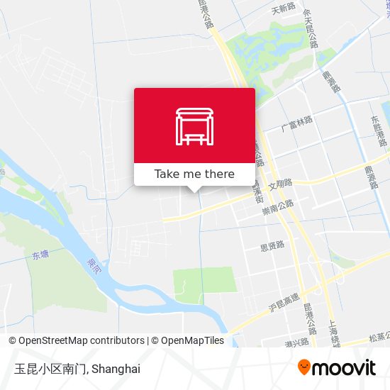 玉昆小区南门 map