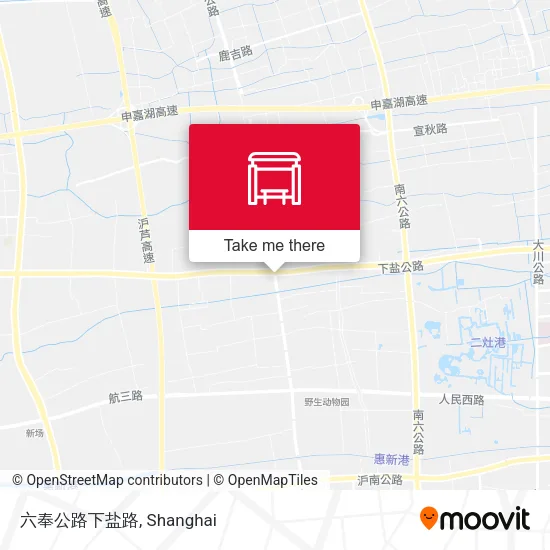 六奉公路下盐路 map