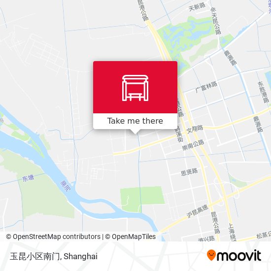 玉昆小区南门 map