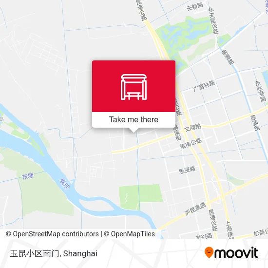 玉昆小区南门 map