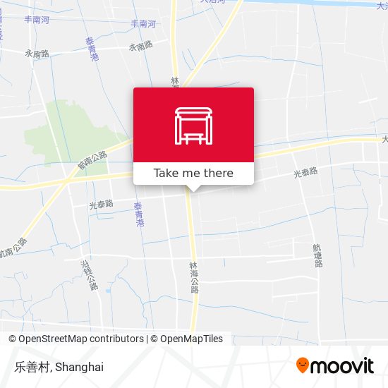 乐善村 map