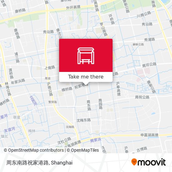 周东南路祝家港路 map