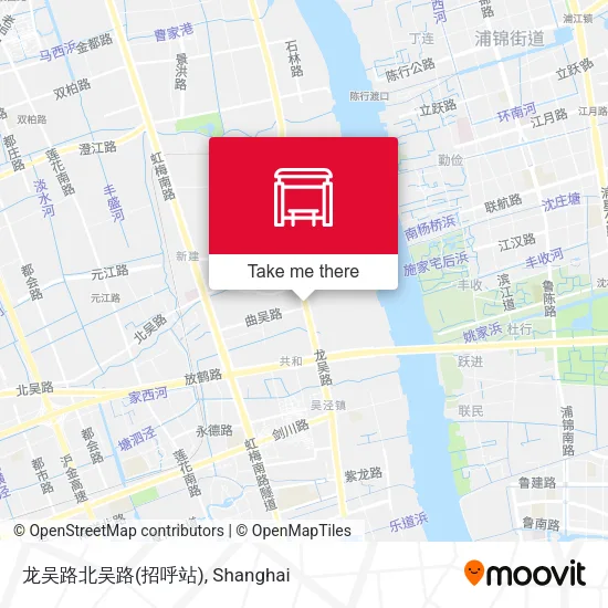 龙吴路北吴路(招呼站) map
