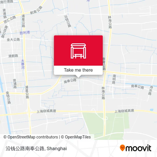 沿钱公路南奉公路 map