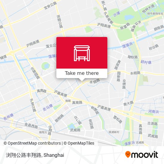 浏翔公路丰翔路 map