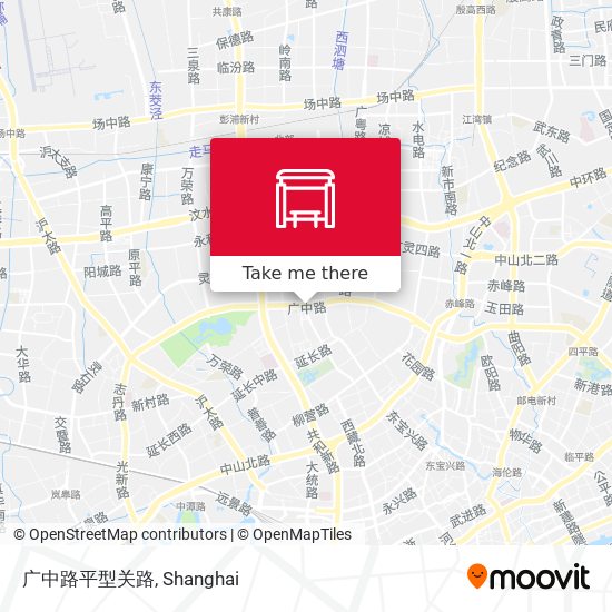广中路平型关路 map