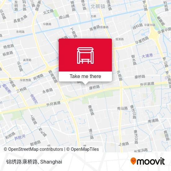 锦绣路康桥路 map