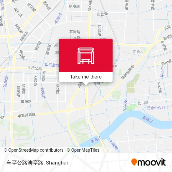 车亭公路泖亭路 map