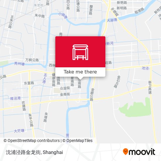 沈浦泾路金龙街 map