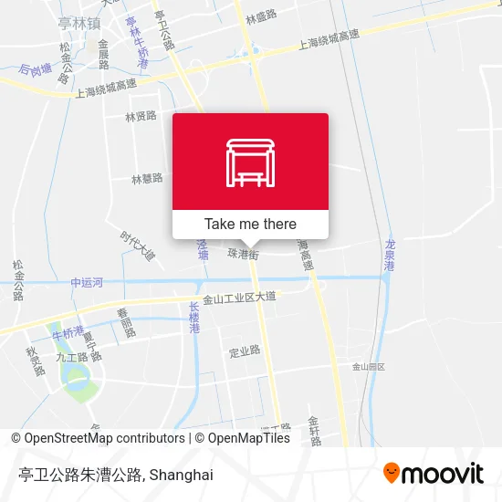 亭卫公路朱漕公路 map