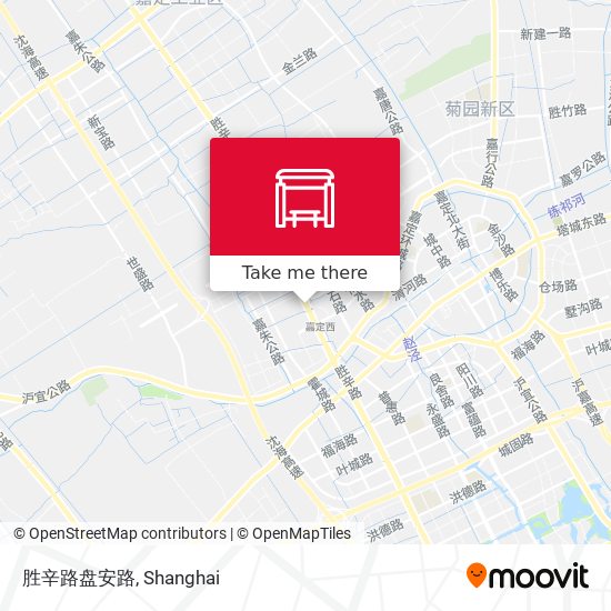 胜辛路盘安路 map