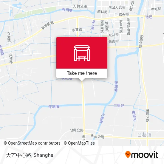 大芒中心路 map