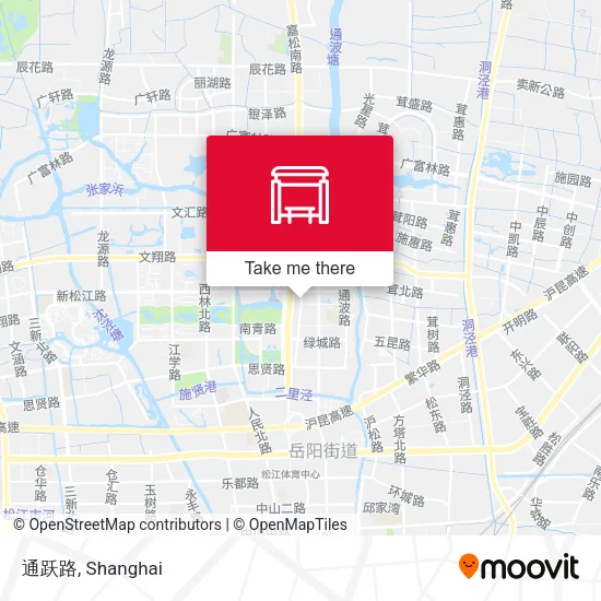 通跃路 map
