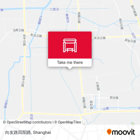 向友路田阳路 map