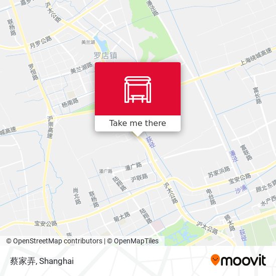 蔡家弄 map