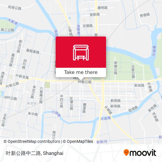 叶新公路中二路 map