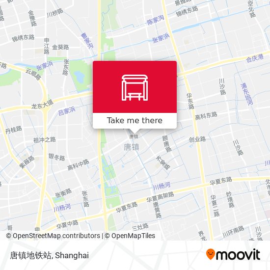 唐镇地铁站 map