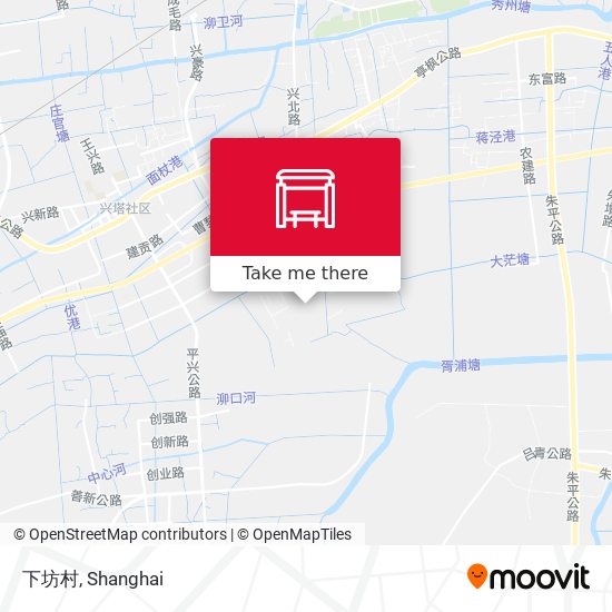 下坊村 map