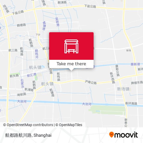 航都路航川路 map