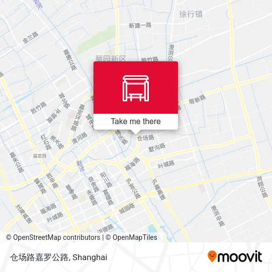 仓场路嘉罗公路 map