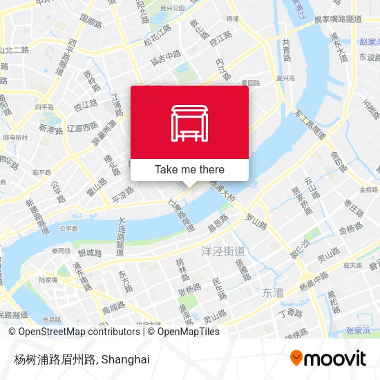 杨树浦路眉州路 map