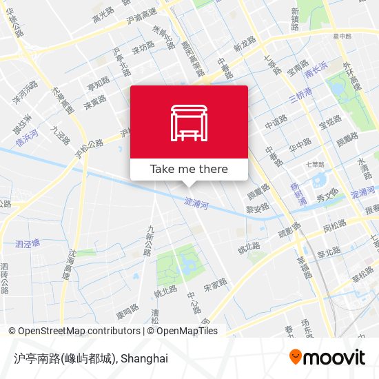 沪亭南路(嶑屿都城) map