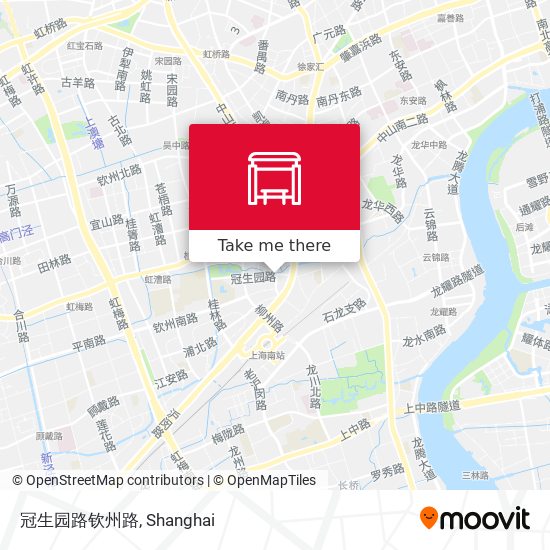 冠生园路钦州路 map