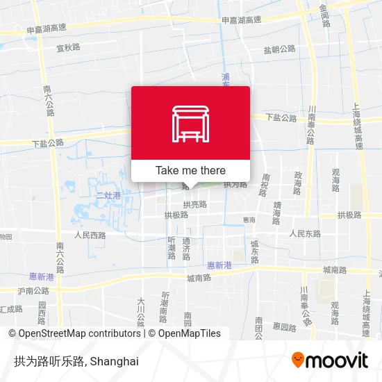 拱为路听乐路 map