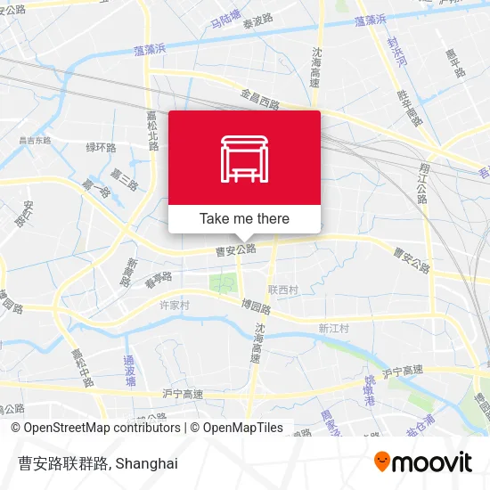 曹安路联群路 map